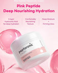 SNP Peptaronic Skincare Moisturizing Cream | Face Moisturizing, Calming, and Hydrating for All Skin Types | Korean Moisturizer Face Cream with Hyaluronic Acid | 1.9 Oz