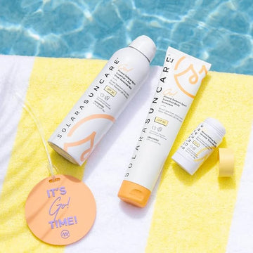 Solara Suncare - Go! Mineral Defense SPORT Superfruit Sheer Sunscreen Mist, SPF 30 | EWG Verified, Vegan, Cruelty Free, Reef friendly | Non-Aerosol, Water Resistant, All Skin Types (6 fl oz | 177 ml)