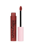 NYX PROFESSIONAL MAKEUP Lip Lingerie XXL Matte Liquid Lipstick - Straps Off (Reddish Brown Nude)
