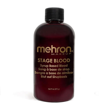 Mehron Makeup Stage Blood | Realistic For Halloween | Washable Fake Blood for Special FX, Stage & Screen, Halloween, & Cosplay (9 oz) (Dark Venous)
