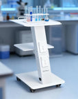 Esthetician Cart with Sockets, Beauty Salon Cart with Wheels, Three-Tier Metal Mobile Table, 100-Pound Capacity, Suitable for Nail Salons, Tattoo Studios,Clinics, Hair Salon, and More