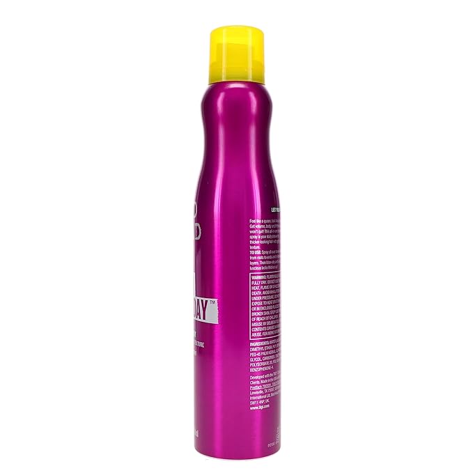 TIGI Bed Head Manipulator texturizing Putty with Firm Hold 2.01 oz & Bed Head Queen For A Day Thickening Spray for Fine Hair 10.5 oz
