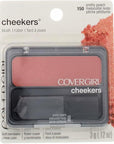 CoverGirl Cheekers Blush, # 150 Pretty Peach, 0.12 Ounce