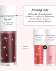 NOONI Korean Lip Oil Gift Set - Apple Seed Lip Oil Trio | Korean Lip Stain Long Lasting Hydration, Moisturizing, Glowing Korean Lip, Plumping, Gift for holiday, Christmas, 0.12 Fl. Oz. x 3ea