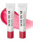 SOME BY MI V10 Hyal Lip Sun Protector Berry – Pack of 2, 0.46oz – Korean Tinted Glow SPF 15 Sunscreen Lip Balm for Dry & Sensitive Lips – Hydrating with Hyaluronic Acid & Vitamin E – Korean Skin Care