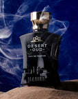 H HABIBI Desert Oud Perfume for Men - 2.5 oz (75ML) Long Lasting Arabian Cologne, Bold Floral Woody Men Perfume, Luxury Fragrance Gift for Special Occasions