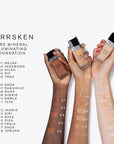 Liquid Norrsken Foundation - Silky Smooth Coverage - Luminous, Dewy Finish for Dry and Dull Skin - Water Resistant and Vegan Makeup - 206 Freja - Warm Light - 1.01 oz (Pack of 2)