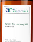 Green Tea & Lemongrass Aroma Oil, Essential Oils Blend for Diffusers and Scent Machines, Citrus, Floral & Green Notes, Aromatherapy, Cold Air Diffuser Compatible, 300 mL