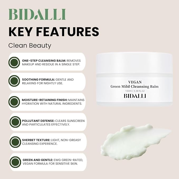 Vegan Green Mild Cleansing Balm –