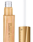 Rimmel Stay Plumped Lip Gloss, 801 Angel Shimmer, Pack of 1