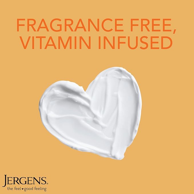 Jergens Hand and Body Lotion, Ultra Healing Dry Skin Moisturizer, Fragrance Free Lotion, Sensitive Skin Lotion, 21 Oz (Pack of 2)