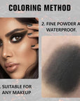 evpct Matte Black Single Eye Shadow Palette Makeup for Older Women, Black Cream Eye shadow Palette Single for Older Women Matte, High Pigment Waterproof Monochrome Mini Eyeshadow, sombra de ojos
