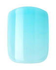 KISS imPRESS No Glue Mani Press-On Nails, Mini, 'Eternity', Medium Blue, Short Size, Squoval Shape, Includes 30 Nails, Prep Pad, Instructions Sheet, 1 Manicure Stick, 1 Mini File