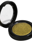 ISMINE Single Eyeshadow Powder Palette Shimmer Gold, High Pigment, Longwear Single Gold Eye Makeup for Day & Night (#16)