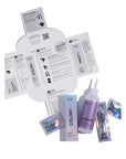 IGK Permanent Hair Dye Color Kit | 1B Moon Dance - Darkest Blue Black | 100% Gray Color Coverage + Strengthen + Shine | Ammonia Free