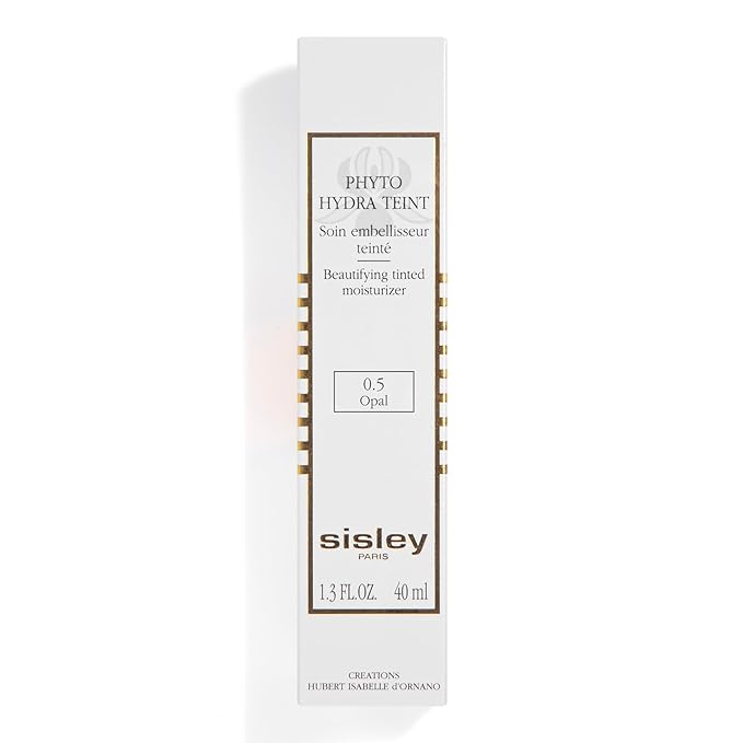 Sisley Paris Phyto-Hydra Teint, No. 0.5 Opal - 40 mL - Beautifying Tinted Moisturizer - Evens, Corrects & Illuminates - Glide-On, Light Texture for Glowy, Bare-Skin Finish