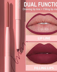 evpct 6Pcs Retractable Lip Liner Pencils Set Pack for Shaping & Sculpting Lips, Ruby Mauve Red Rose Nude Pink Plum Purple Taupe Brown Creamy Matte Gel Lip Liner Lipliners Pencil delineador de labios