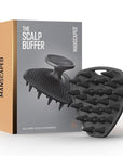 MANSCAPED® The Scalp Buffer Men’s Silicone Head Scrubber – Premium Cleansing & Exfoliating Hair Brush, Ergonomic Handheld Design for Gentle Scalp Massage (1-Pack)