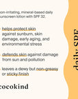 Cocokind Daily SPF, Mineral Face Sunscreen with Zinc Oxide, SPF 32, Reef Safe, Unscented, All Skin Types, Non-Toxic, Cruelty Free, 1.7 fl oz
