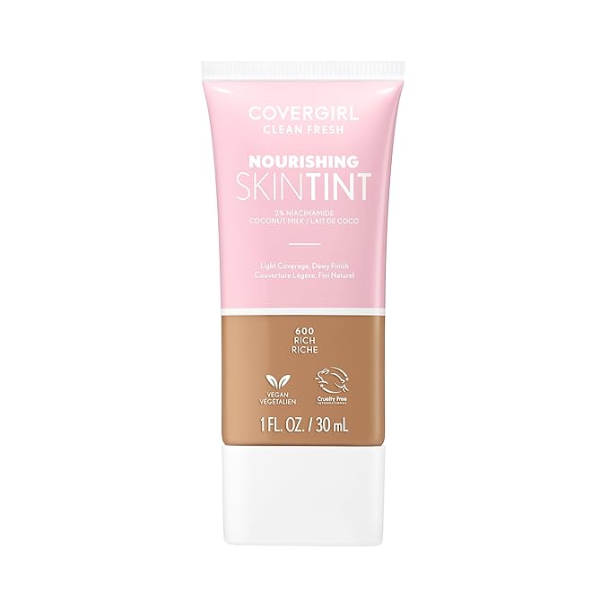 COVERGIRL Clean Fresh Skin Milk Foundation, Rich, 1 Fl Oz (Pack of 1) (packaging may vary)