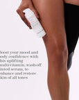This Works Perfect Legs Skin Miracle | Tinted Serum for Radiant, Even-Toned Legs | Enriched with Vitamin C & E for Nourishment | Hydrates, Smooths & Enhances Natural Glow, 5 oz / 150ml