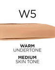 L'Oreal Paris True Match Super-Blendable Foundation, Medium Coverage Liquid Foundation Makeup, W5, Medium, 1 Fl Oz