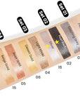 Kaely 2Pcs Cream Eyeshadow Stick Set for Eyes,Dazzling Grey & Silver Shimmer Pen,Eye Brightener Halloween Makeup,sombras para ojos,Smooth Eye Shadow Highlighter Crayon Pencil Waterproof,02+16