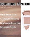 evpct Matte Nude Pink Single Eyeshadow Palette Makeup for Older Women, Dusty Pink Cream Eye shadow Palette Single for Older Women Matte, High Pigment Long Lasting Monochrome Eyeshadow, sombra de ojos