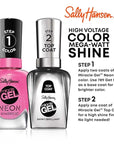 Sally Hansen Miracle Gel Nail Polish, Shade Miami Ice #053 (Pack of 2)