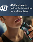 Philips Norelco Shaver 2600 Series, Wet and Dry Electric Shaver, Pop-up Trimmer, P-Cap, Travel Pouch, Dark Forest Green, Model X3052/91