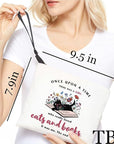 Book lovers gifts makeup bag