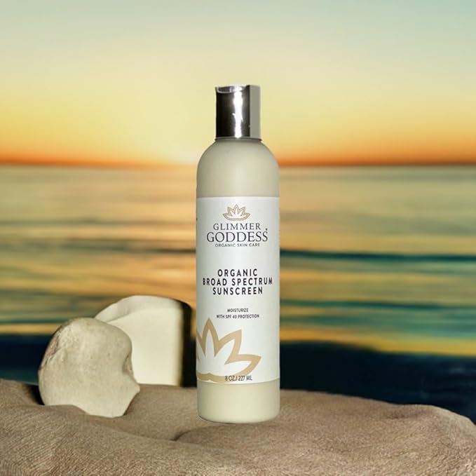 Glimmer Goddess Glow Organic Shimmer Sunscreen