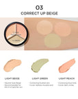 THESAEM Cover Perfection Triple Pot Concealer 03 Correct Redness Skin