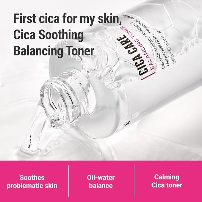 [Rovectin] CICA Care Purifying Toner - Soothing Facial Toner for Sensitive and Irritated Skin with Houttuynia Cordata Extract and Madecassoside (8.8 Fl. oz)