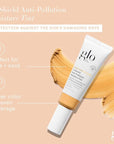 Glo Skin Beauty C-Shield Anti-Pollution Moisture Tint - Tinted Moisturizer With SPF 30 for Face, Broad Spectrum Protection & Vitamin C, 1.7 Oz (5W-Medium)