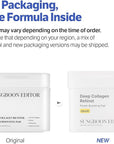 SUNGBOON Editor Deep Collagen Retinol Power Boosting Pads | Deep Hydration, Skin Elasticity for Dry Skin, Wrinkles, Korean Moisturzier, Korean Skincare, Toner Pads - 100 Count
