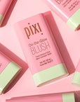 Pixi On-the-Glow Blush - Fleur, Hydrating Tinted Moisture Blush Stick with Ginseng, Aloe Vera & Fruit Extracts, For Cheeks & Lips, 19g / 0.6oz, Paraben-Free