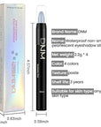 evpct 4Pcs Cream Blue Eyeshadow Stick Pencil Set for Eyes Waterproof Sky Blue Dazzling Blue Greenish Cyan Royal Blue Shimmer Metallic Holographic Eyeshadow Crayon Stick Bulk sombras en crema para ojos