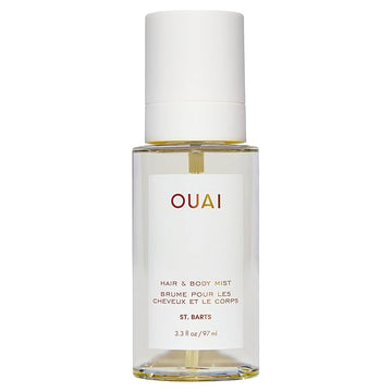 OUAI St. Barts Hair and Body Mist - Tropical-Scented Hair Perfume and Body Spray - Notes of Dragonfruit, Orange Blossom, Tuberose & Musk (3.3 Fl Oz)