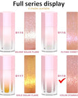 evpct Rose Gold Stardust Liquid Face Highlighter Makeup Palette Stick