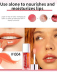 Hydrating Lip Glow Oil, Moisturizing Lip Glow Oil, Nourishing Glossy Transparent Lip Oil, Plumping Lip Oil, Lip Balm, Non-sticky Tinted Toot Lip Balm for Lip Care (CORAL) 0.2 OZ