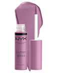 NYX PROFESSIONAL MAKEUP Butter Gloss, Non-Sticky Lip Gloss - Marshmallow (Muted Lilac)