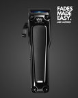 Royal Clips - Fade Kit 2.0 Clippers - 7000rpm Professional Hair Clippers for Men - Detachable DLC Fade Blade - Cordless & Rechargeable - Barber and Home Use - Anti-Slip Grips (Black)
