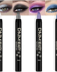 evpct 4Pcs Cream Eyeshadow Pencil Bulk Stick Set for Eyes Waterproof Pearl White Pearl Black Violet Purple Royal Blue Shimmer Metallic Eyeshadow Crayon Stick sombras en crema para ojos