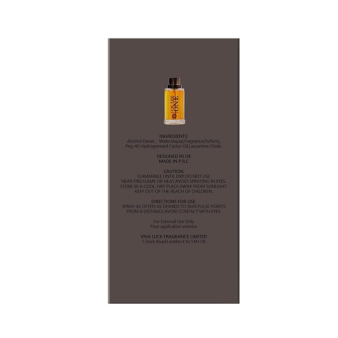 Hybrid & Company I'm The One Pour Homme For Men Eau De Parfum Vaporisateur Natural Spray 3.4 Fl Oz