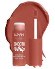 NYX PROFESSIONAL MAKEUP Smooth Whip Matte Lip Cream, Long Lasting, Moisturizing, Vegan Liquid Lipstick - Kitty Belly (Peach Nude)