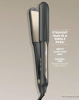 INFINITIPRO BY CONAIR Tourmaline Ceramic Flat Iron, 1 1/4-inch Digital Hair Straightener