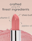 Nude Envie - Lipstick - Creamy & Long-Lasting Finish - Velvety Texture & Easy Application - Luxury Hydration - With Shea Butter, Vitamin E & Jojoba Oil - Vegan, Paraben-Free & Cruelty-Free - Mesmerize