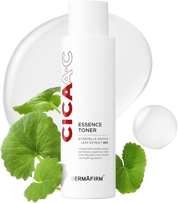 DERMAFIRM CICA AC Essence Toner 5.07 fl oz – Exfoliating with AHA BHA & Salicylic Acid, Centella Asiatica Soothing Toner for Sensitive, Oily & Dry Skin – K-Beauty Facial Toner for Pore Minimizer