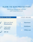 belif Dew Guard Vitamin C Glow Tint SPF 40 - Niacinamide, Hyaluronic Acid, Glow Booster + Serum + UVA/UVB Protection, Korean Tinted Mositurizer, 1.69 fl. oz